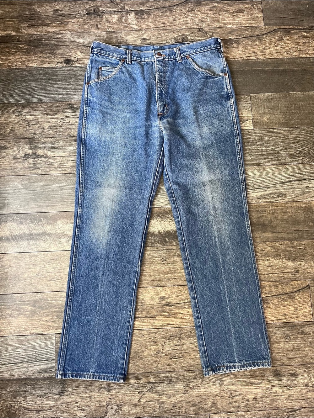 Vintage Lands' End Square Rigger Jeans Made in USA Mens 36